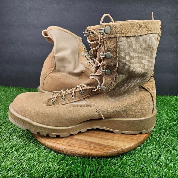 Belleville 790V Gore-Tex Combat Flight Boots Vibram Mens 12.5 W Tan USA Military main image 2